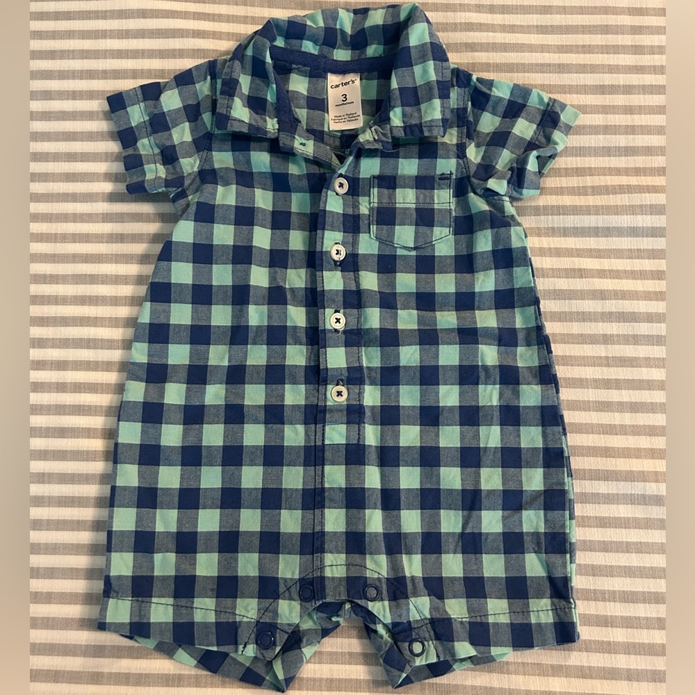 Carter’s Boy Shortie Romper